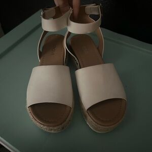 Soda Cream Espadrilles Natural Fiber Platform women’s size 6.5